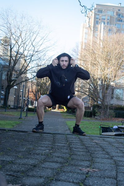 Essential Original Logo Hoodie (Black)