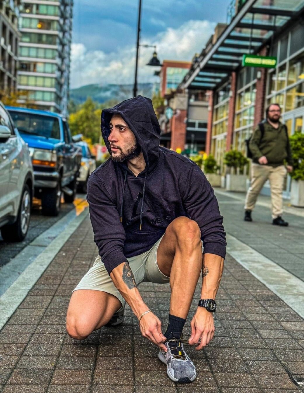 Essential Original Logo Hoodie (Black)
