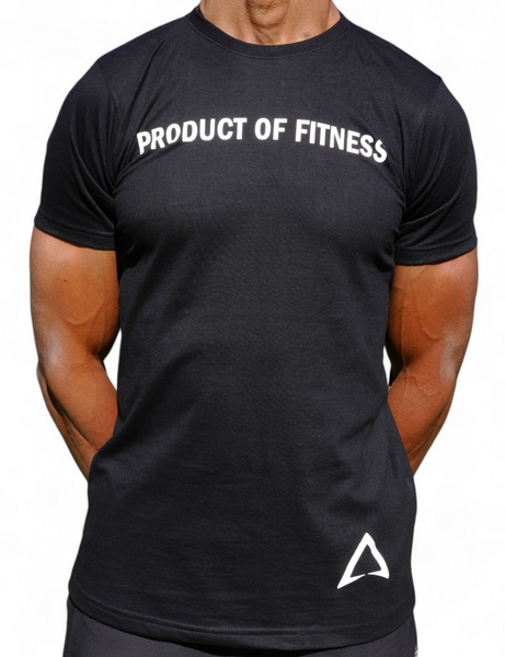 Product Of Fitness Tee - Black & White