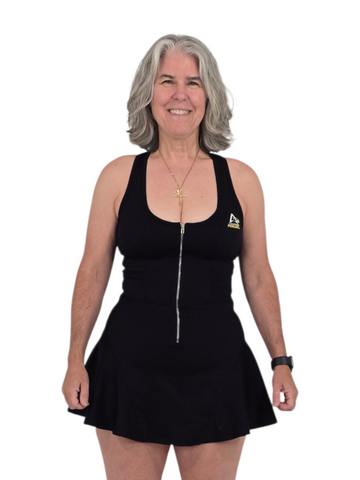 Ace Zip Black Dress