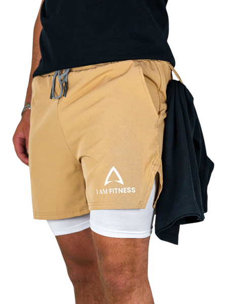 Original Compression  Shorts -  Tan