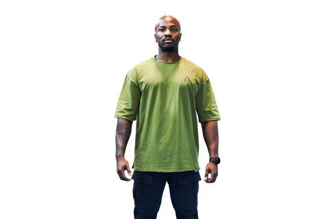 Relentless Pump Cover Tee - Army Green