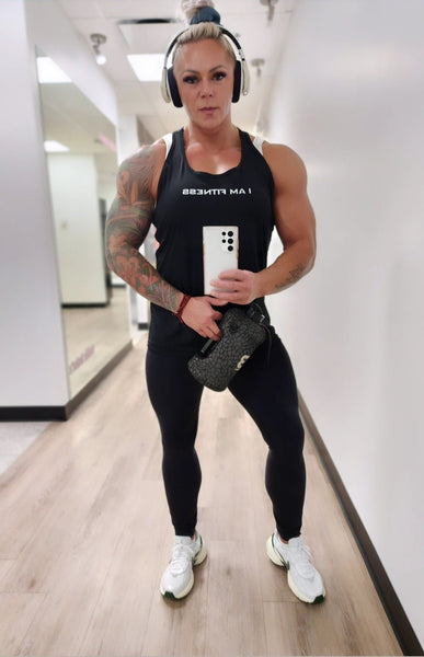 Active Essential Tank Top - Black Color