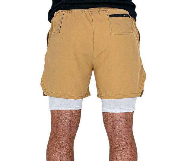 Original Compression  Shorts -  Tan