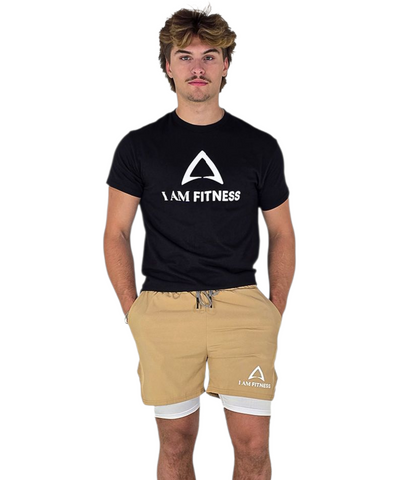 Original Compression  Shorts -  Tan