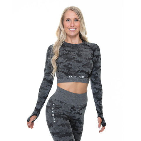 Inspire Camouflage Long Sleeve Top